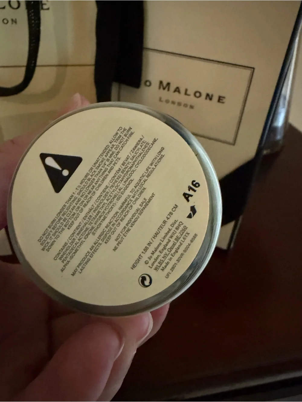 NWT Jo Malone Peony and Blush Suede scented candle with box and gift bag